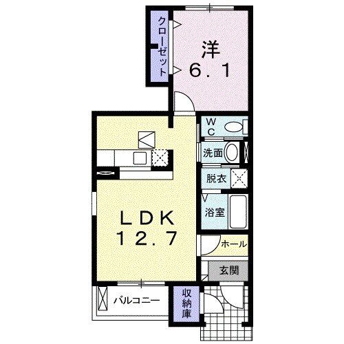 エリュシオン　Ｂ棟の間取り