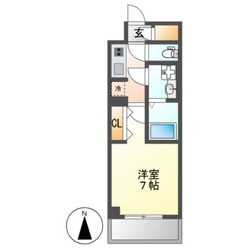 Ｓ-ＲＥＳＩＤＥＮＣＥ名駅ＮｏｒｔｈIIの間取り