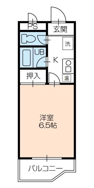 豊橋市大橋通のマンションの間取り