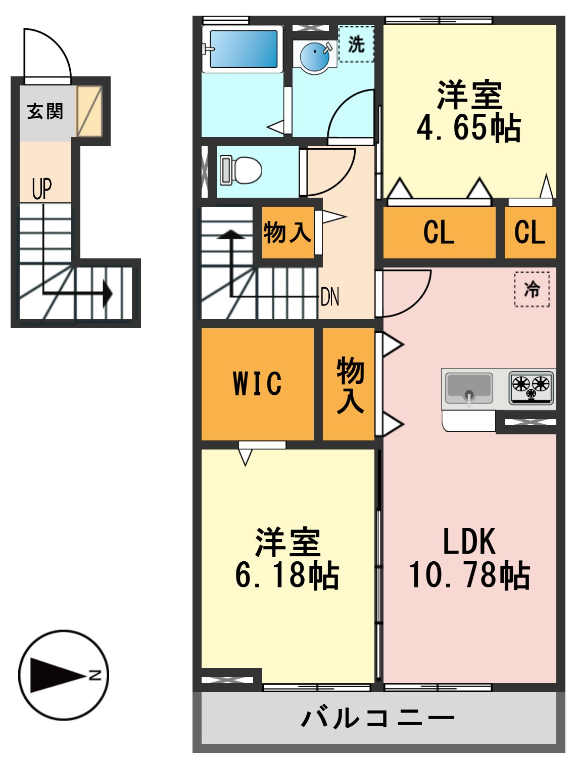 雅の間取り