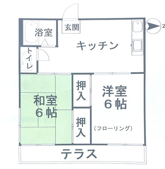 八王子市本郷町のマンションの間取り