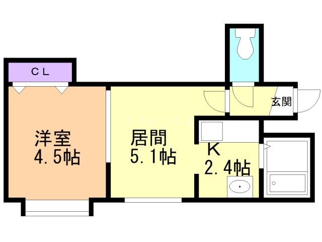 ＳＴコート東札幌の間取り