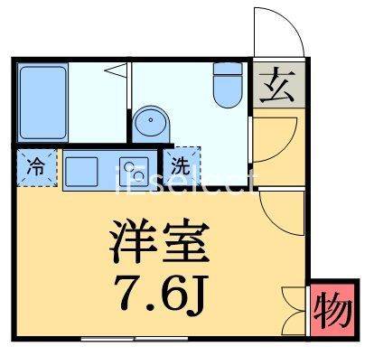 カーム検見川の間取り