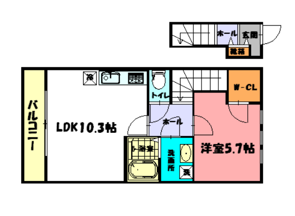 シエスタコートの間取り