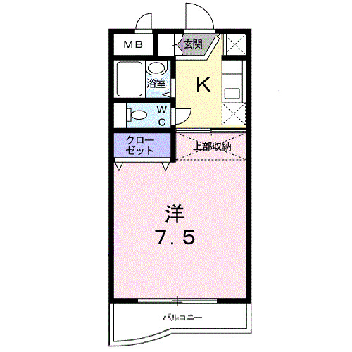 エクセレント　由布の間取り