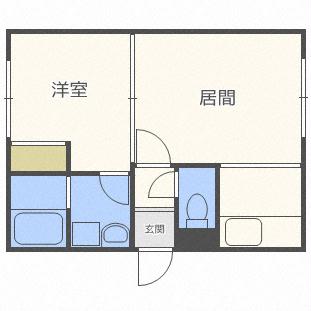 ルナパレス１７の間取り
