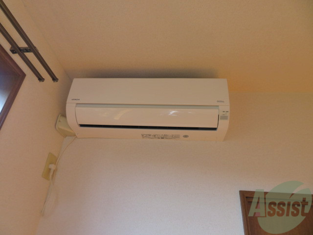 その他設備　エアコンが設置してありますので、寒暖対策もばっちり。