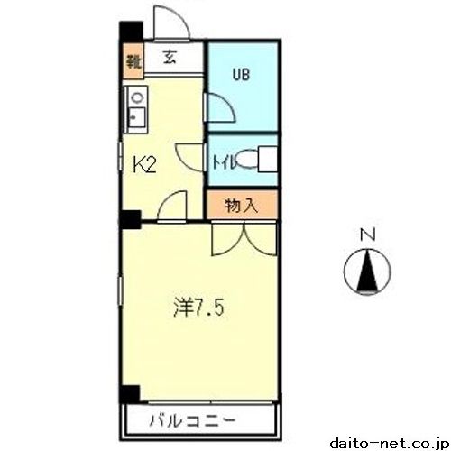 グランシエルの間取り