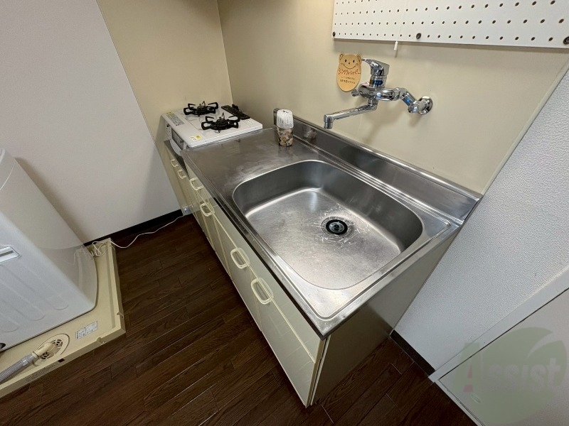 キッチン　キッチンはスペースも広々していて使いやすそうですよ！