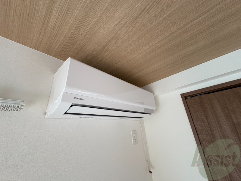 その他設備　エアコンが設置してありますので、寒暖対策もばっちり。