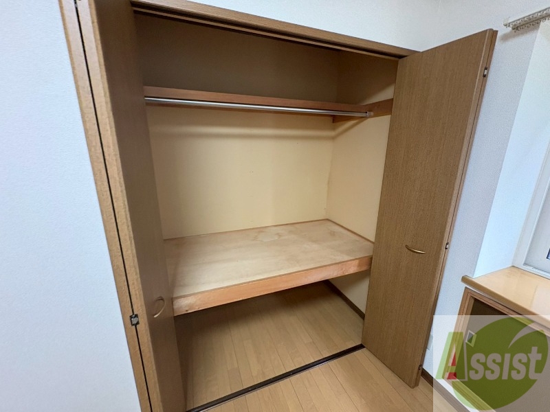 収納　クローゼットがありました。お洋服や荷物はここへ