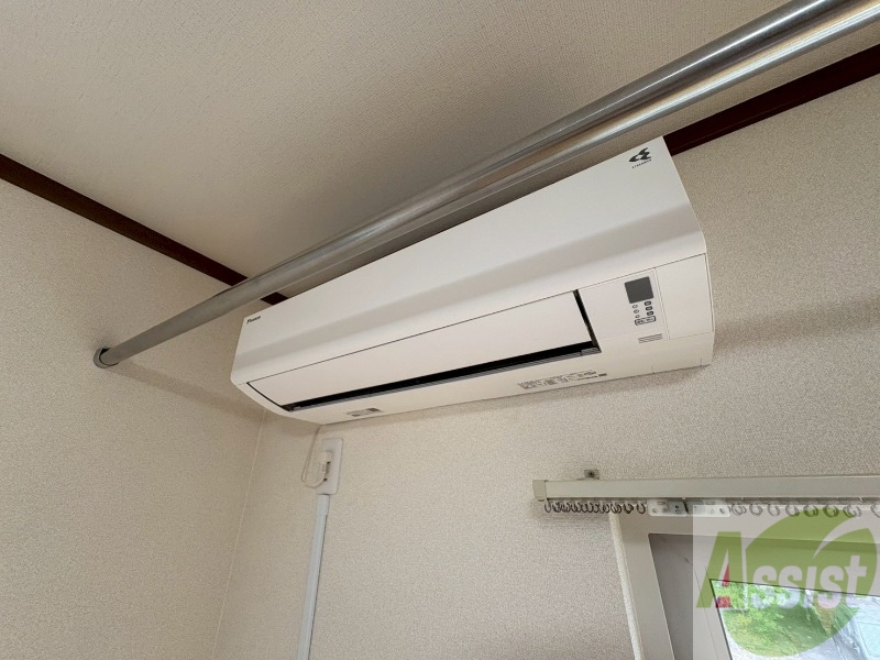 その他設備　エアコンが設置してありますので、寒暖対策もばっちり。