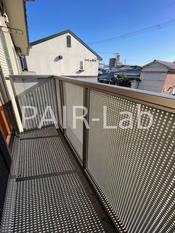 バルコニー　同物件別部屋の参考写真です。