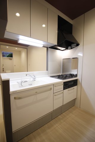 キッチン　3口ガスコンロ付きキッチン♪