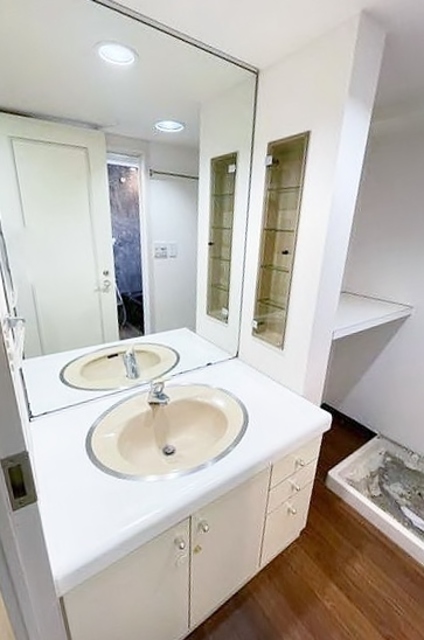 洗面設備　他の号室の御写真です。実物とは異なります。参考