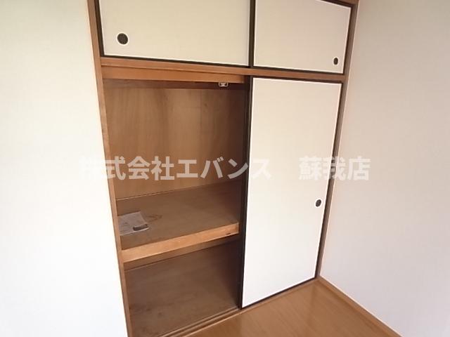 収納　十分な収納スペースがあります