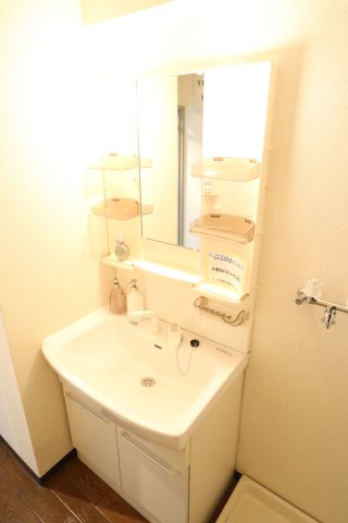 洗面設備　803号室の写真を使用しています。