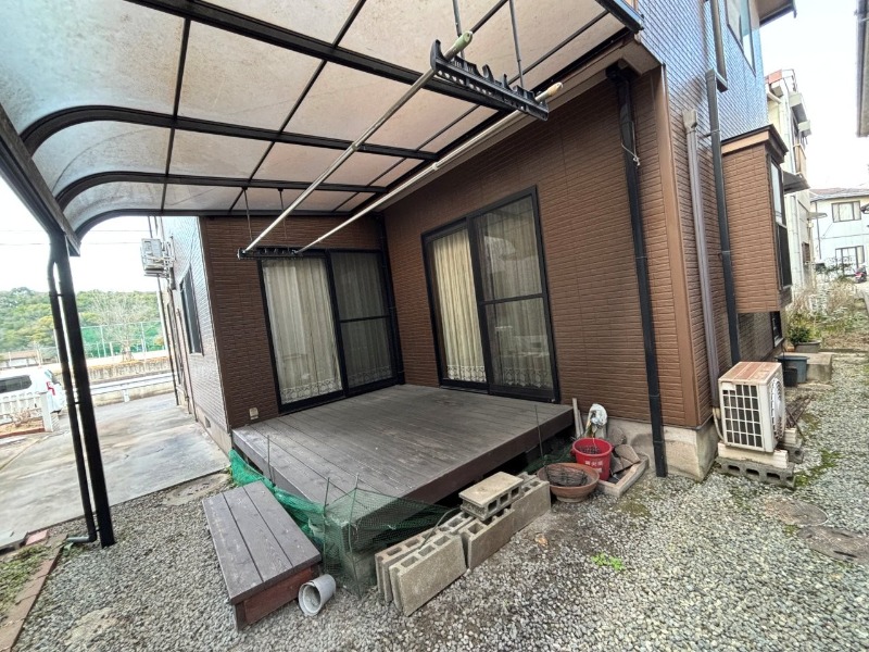 庭　ウッドデッキ