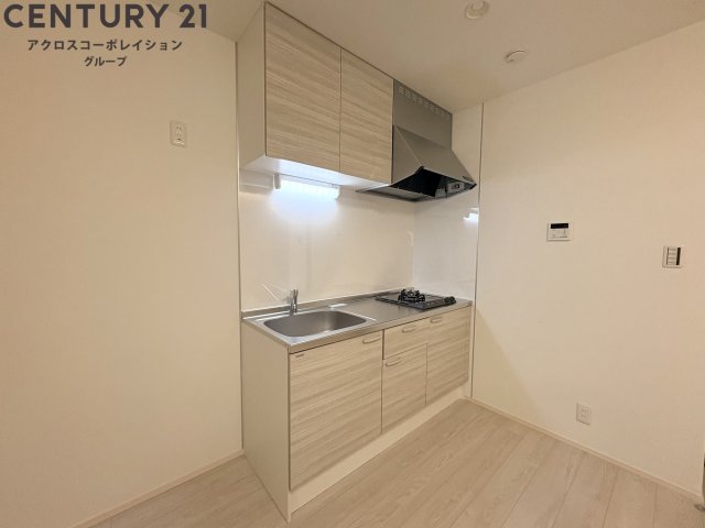 キッチン　2口ガスコンロ付きのシステムキッチン☆