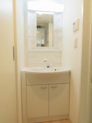 洗面設備　シャワードレッサー付きです。