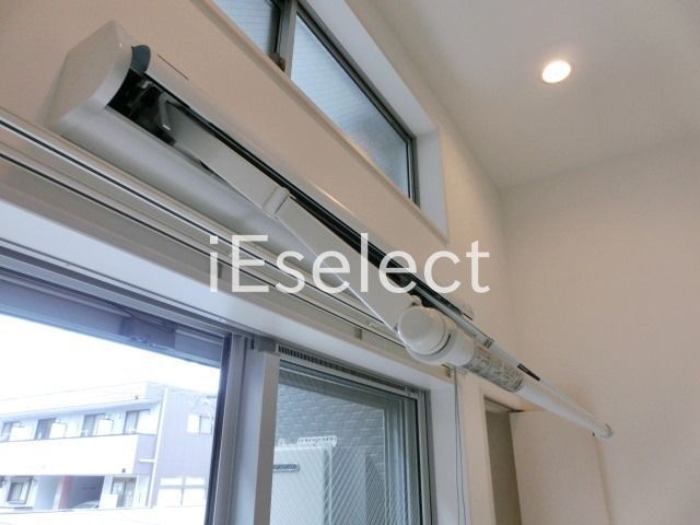 その他設備　雨でも安心、室内物干し