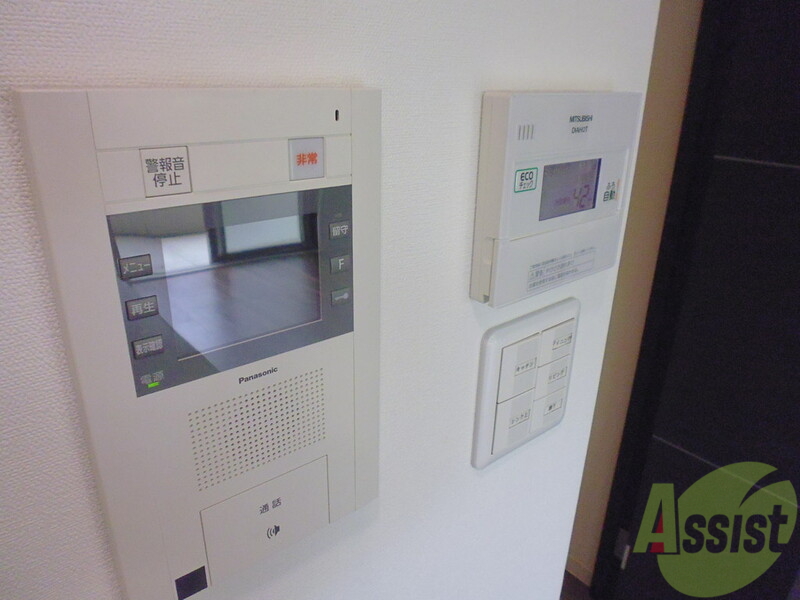 セキュリティ　嬉しい設備その二、テレビモニターホン。お子様のお留守番に安心