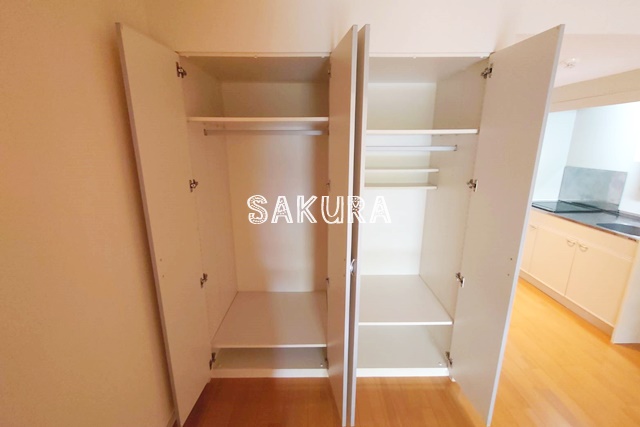 収納　お荷物の多い方でも安心のクローゼット付き♪