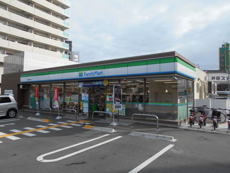 コンビニ　ファミリーマート芦原橋駅前店（コンビニ）まで182m
