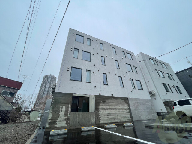 建物外観　札幌市西区発寒三条「Ｒｉｖｅｒｓｉｄｅ　ＫＯＴＯＮＩ」