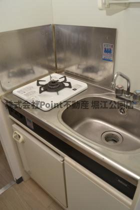 地下鉄千日前線 阿波座駅 徒歩5分 11階建 築32年のキッチン写真