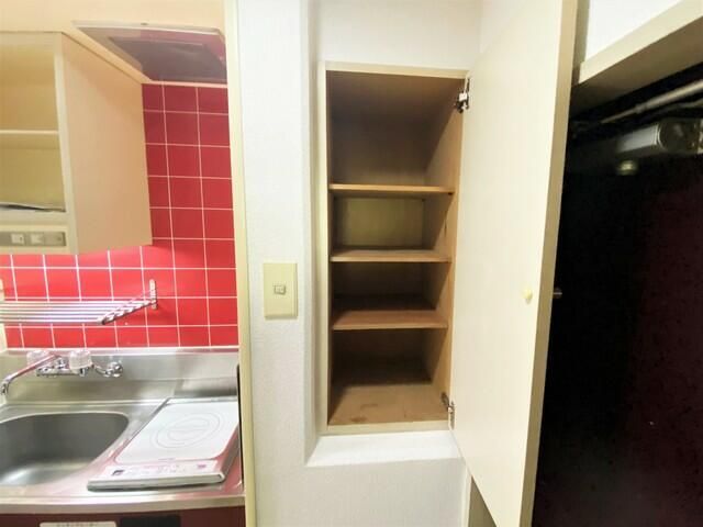 収納　奥行のある収納付です！増えがちな荷物をもスッキリ収納できます