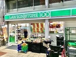 コンビニ　ローソンストア100天神橋3丁目店（コンビニ）まで189m