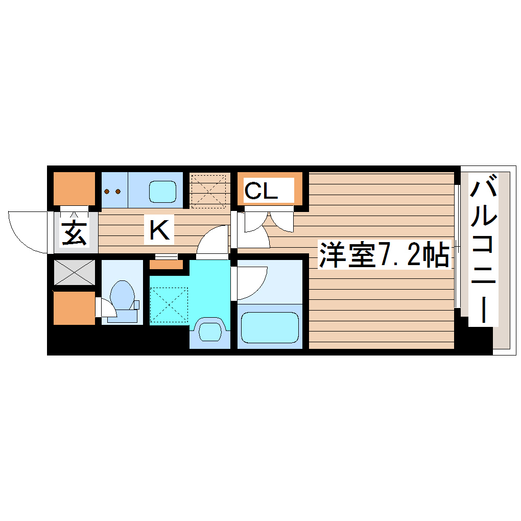 桜ヒルズ仙台榴岡の間取り写真