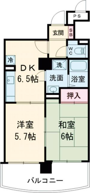 レジデンス武蔵野の間取り写真