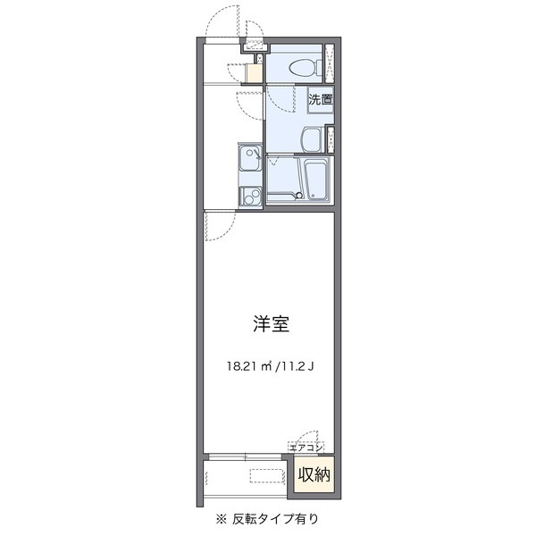 【瀬戸内市長船町長船のアパートの間取り】