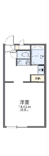 レオパレス日の出の間取り