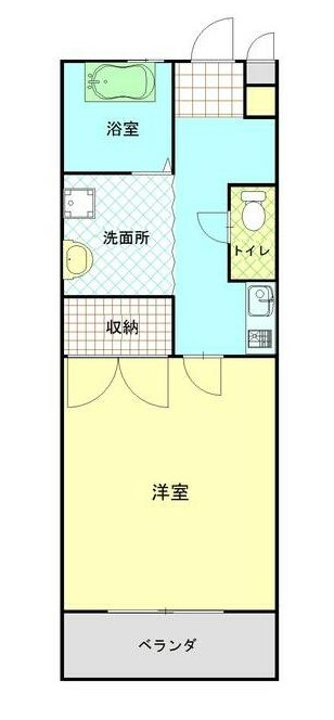 鹿児島市田上のマンションの間取り