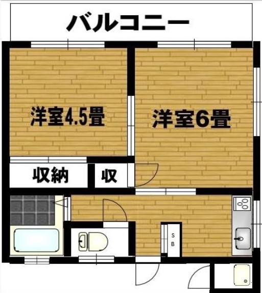 埼玉県さいたま市南区曲本３（アパート）の賃貸物件の間取り