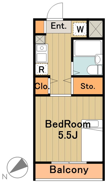 【八王子市南大沢のマンションの間取り】