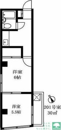 品川区豊町のアパートの間取り