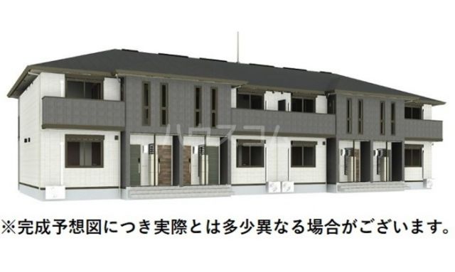 【高松市伏石町のアパートの建物外観】