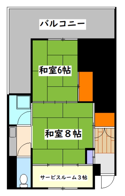 川崎市川崎区中島のマンションの間取り