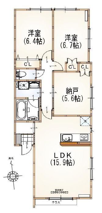 アルマコートの間取り