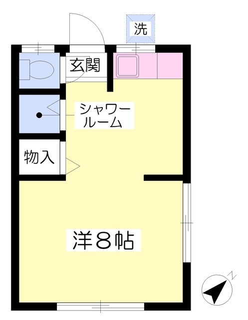 コーポハシモトの間取り