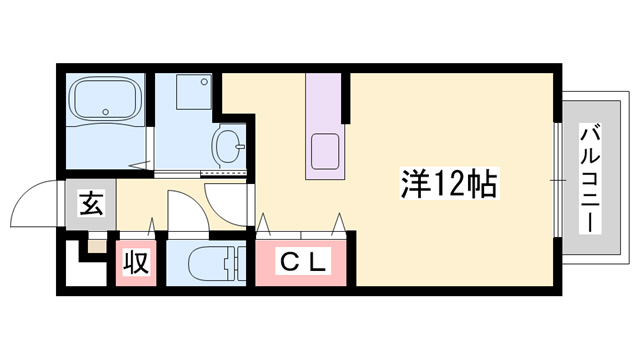 メルベーユ双葉の間取り