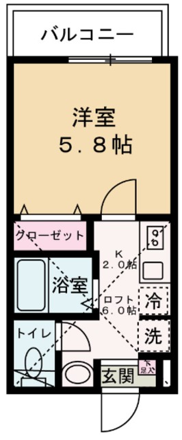 エクセラン柳瀬川の間取り