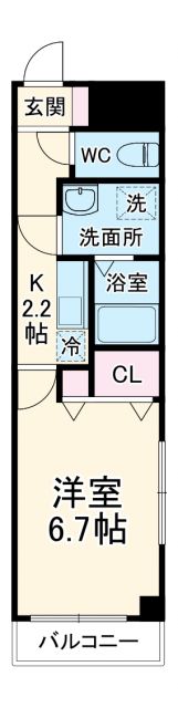 ＹＡＳＵＩビル第１５の間取り