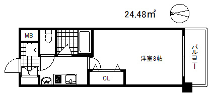 グランビュー六甲の間取り