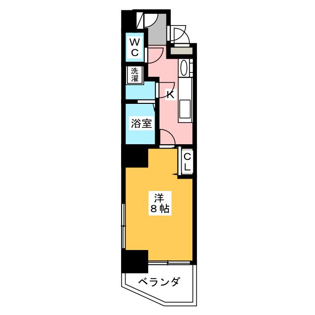 墨田区亀沢のマンションの間取り