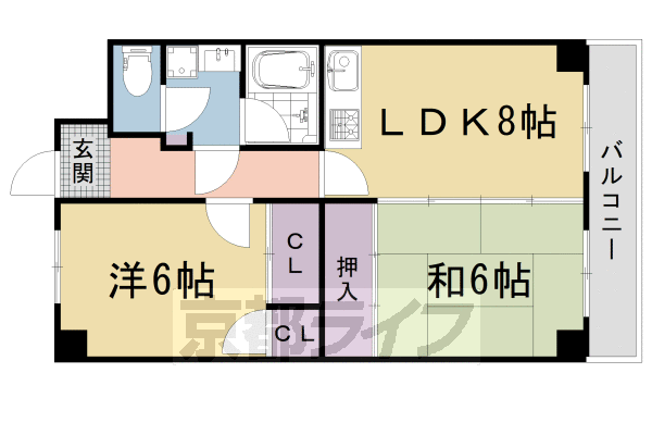 【ルシエール川豊の間取り】